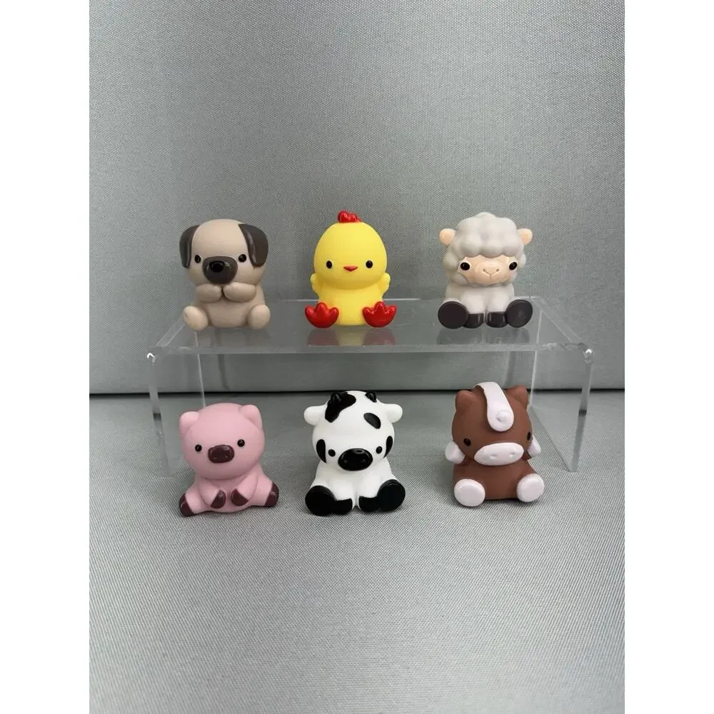 Learning Resources Peekaboo Learning Farm Animals Finger Puppets Lot of 6